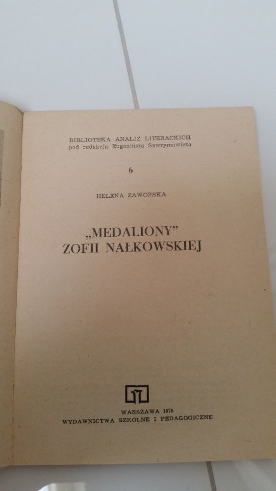 Medaliony Zofii Nałkowskiej 1975