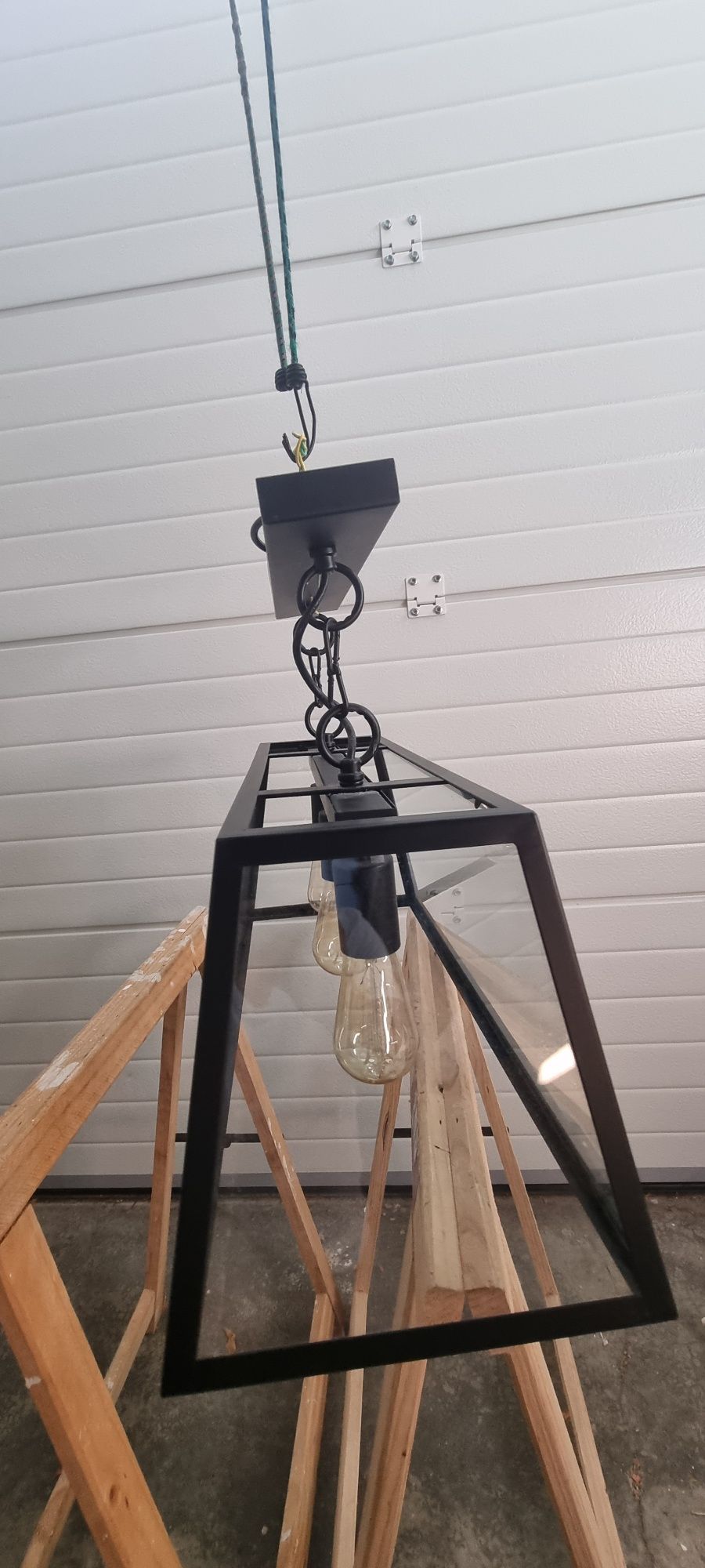 Candeeiro teto + 3 Lampadas retro Edison