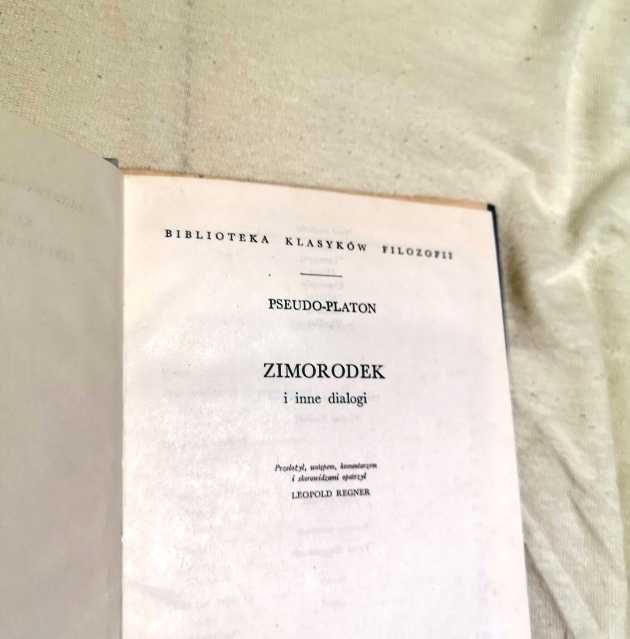 Filozofia- Zimorodek i inne dialogi - Pseudo-Platon.