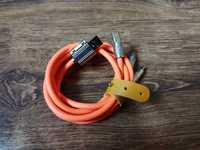 Kabel USB silikonowy 3w1 micro usb USB-C lightning