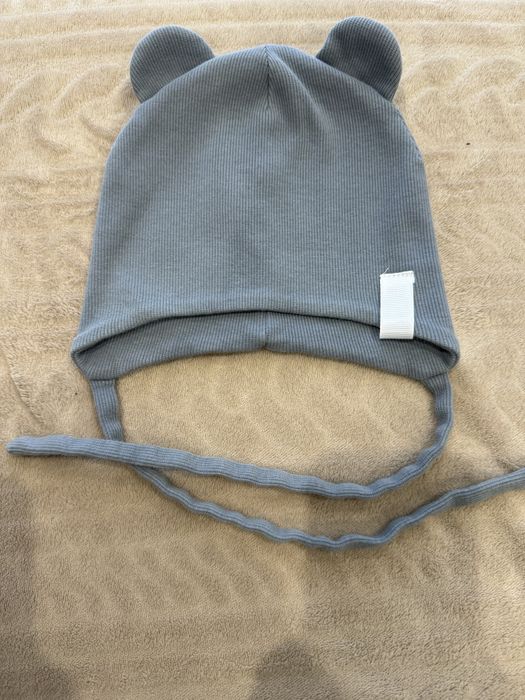 Шапочка дитяча подвійний рубчик на завʼязку