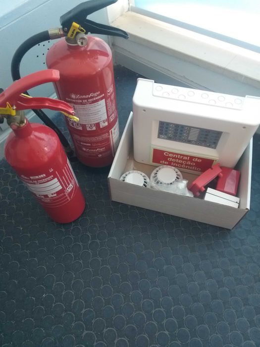 Central de deteção de incêndio