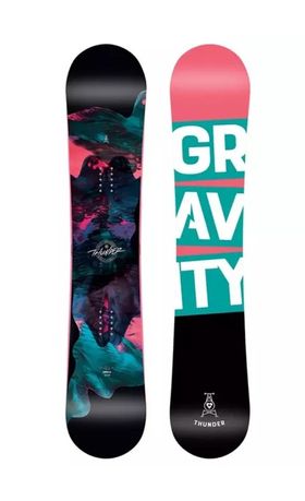 Damski snowboard Gravity Thunder 148 + wiązania Gravity G2 Lady