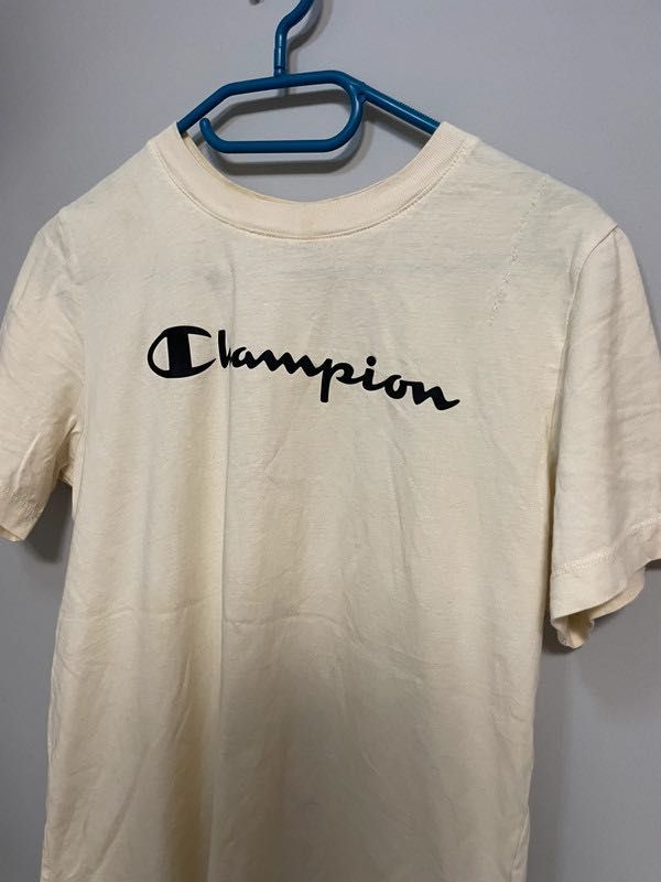 basic champion koszulka t-shirt ecurie, jasnożółty kremowy