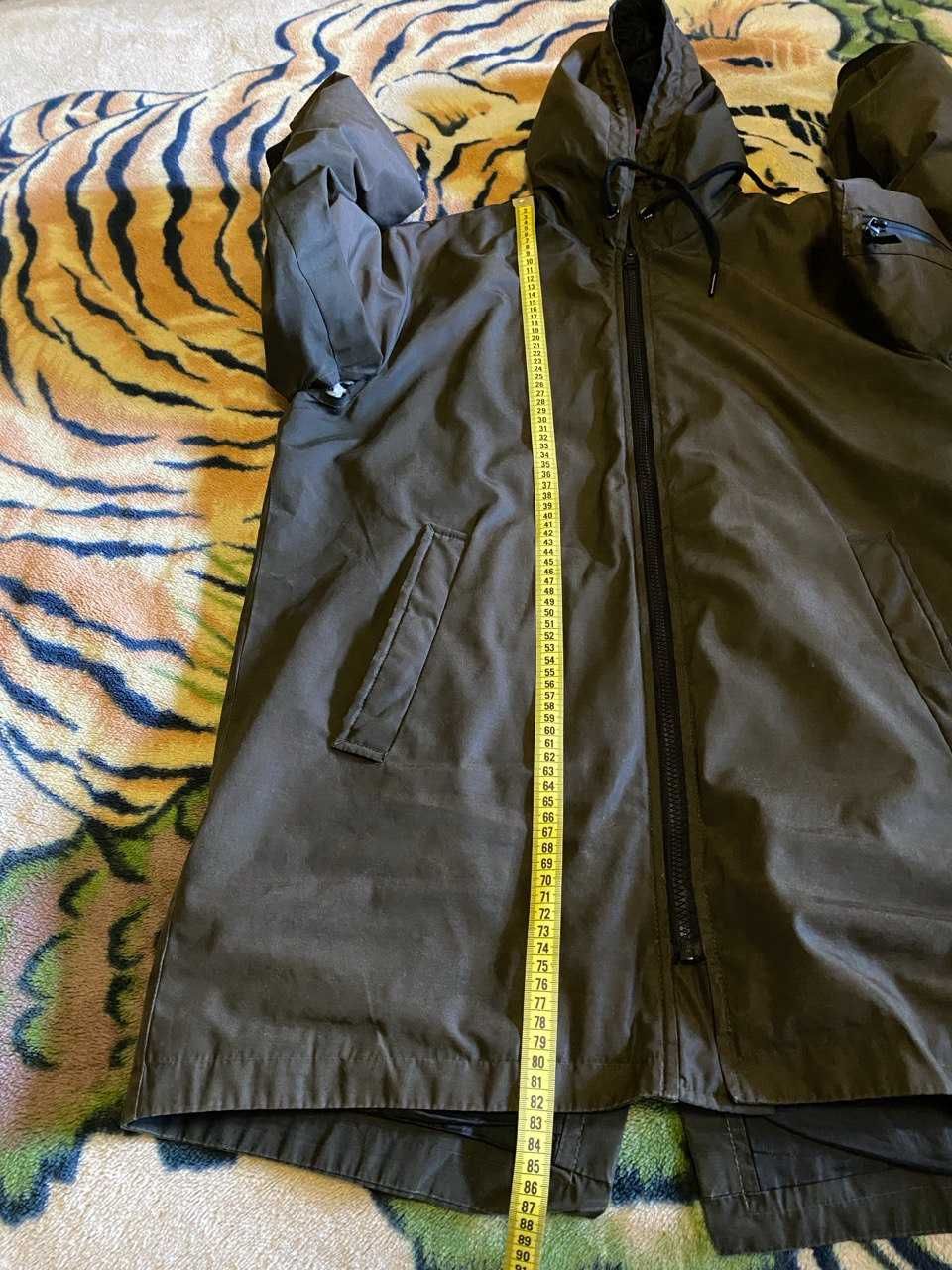 Куртка демисезонная с капюшоном мужская Colin's оливковая хаки XL