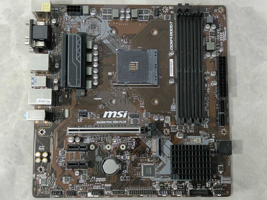 Материнська плата MSI B450M PRO-VDH PLUS sAM4 B450 чіпсет під RYZEN
