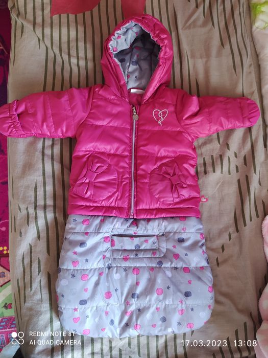 Kombinezon otulacz ocieplacz dla noworodka 56 62 Coccodrillo fotelik