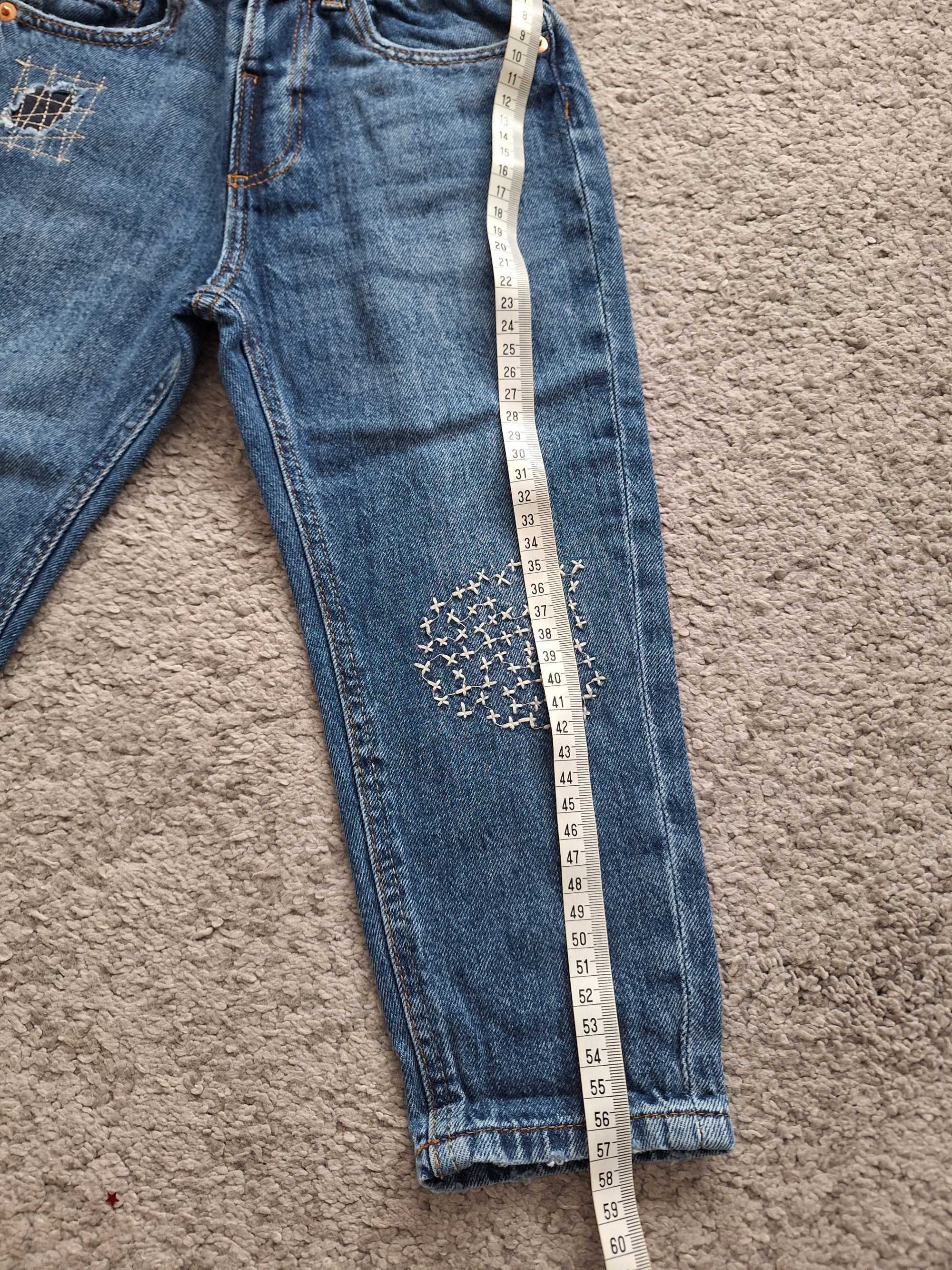 Spodnie jeansy dla dziewczynki Zara 104