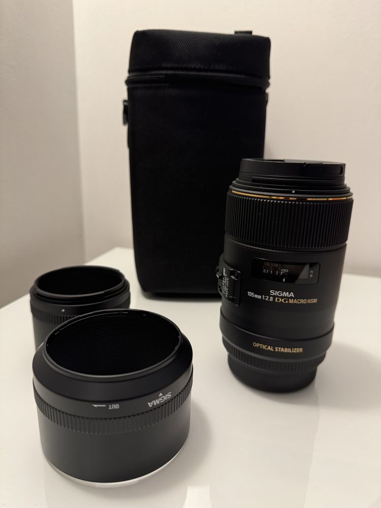 Objetiva SIGMA 105mm F2.8 EX DG MACRO OS