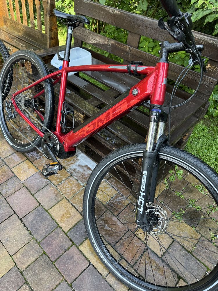Rower elektryczny Romet e-Rambler 29 jak nowy 2 kpl kól z piasta