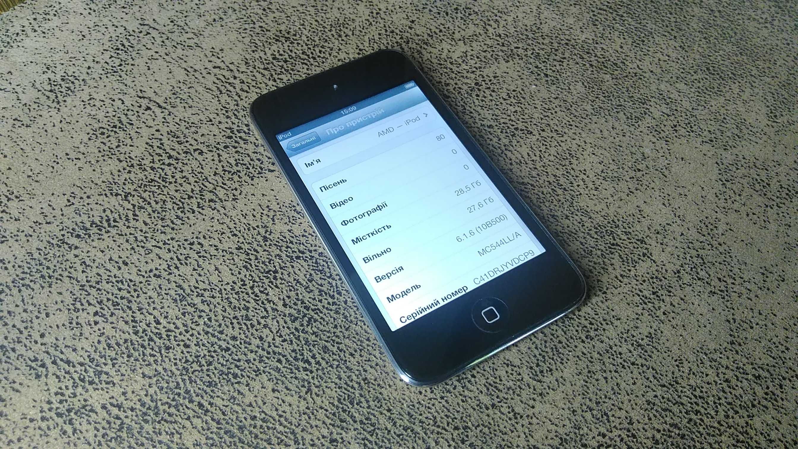Apple Ipod A1367 незаблокований 32 гб оригінал + кабель