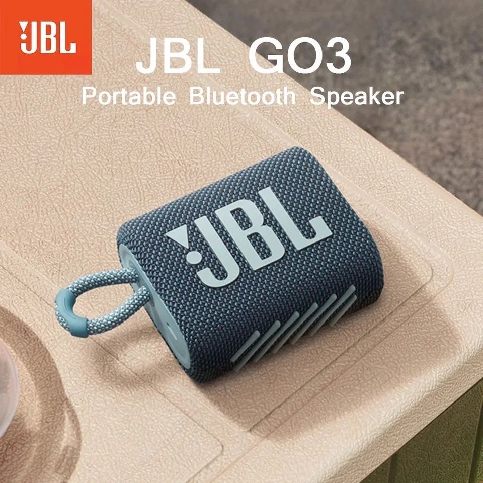 Оригинал JBL GO 3 Blue Pink, Black, Blue