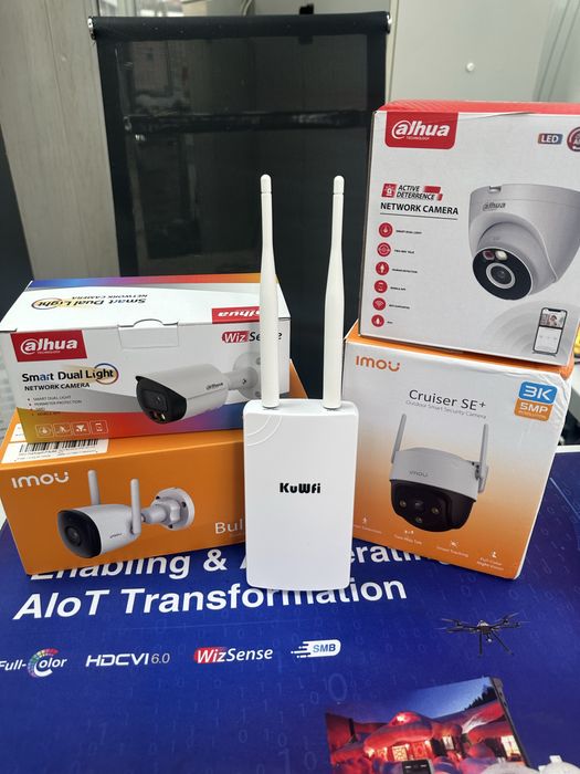 4G LTE відеоспостереження Dahua Hikvision