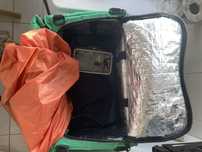 KIT MOCHILA UBER EATS c/ 2 Casacos + 1 Calças Impermeaveis novos