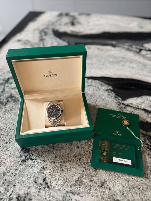 Rolex Sky-Dweller Blue Dial, roz 42mm, full set