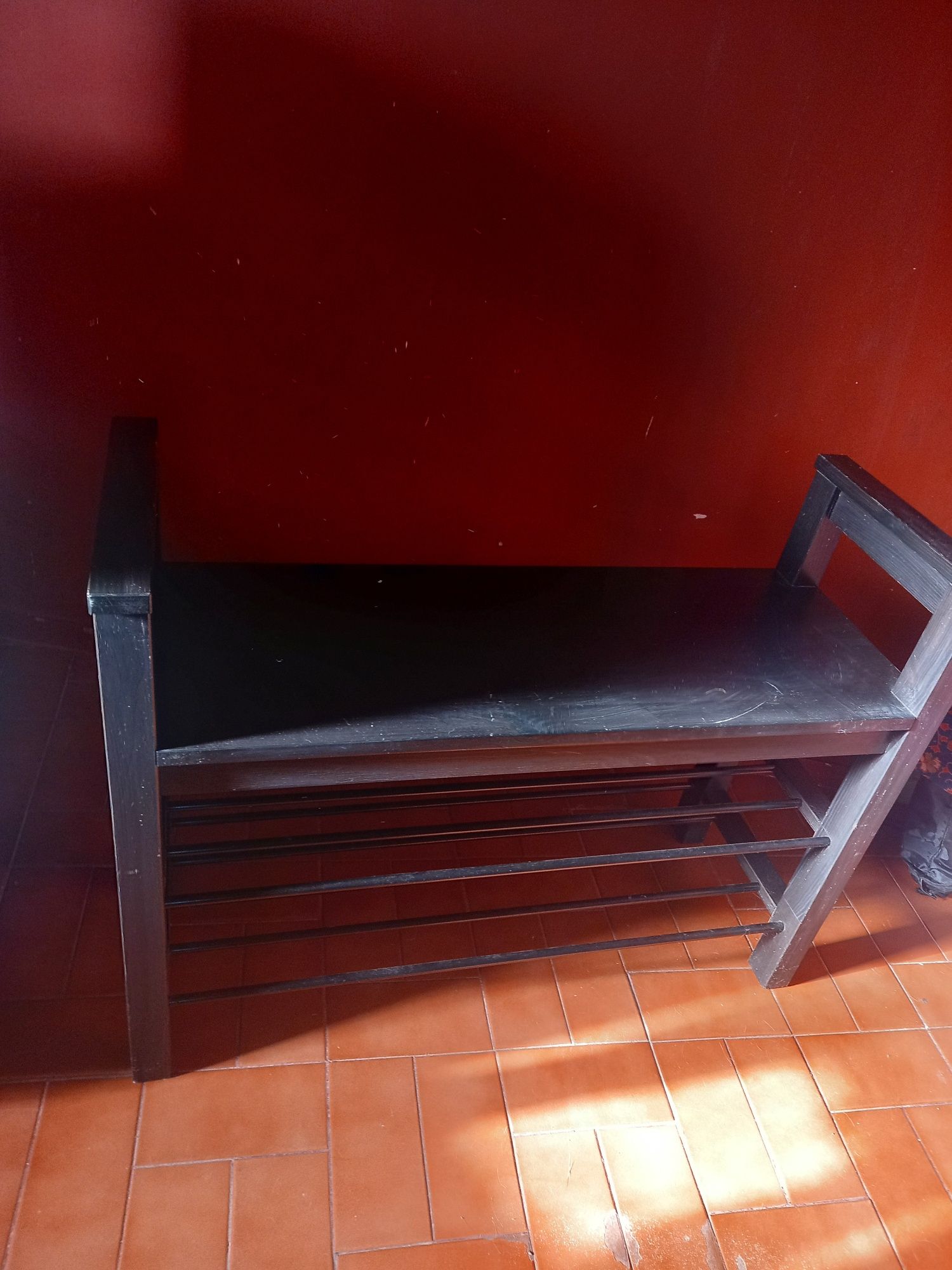 Sapateira com banco