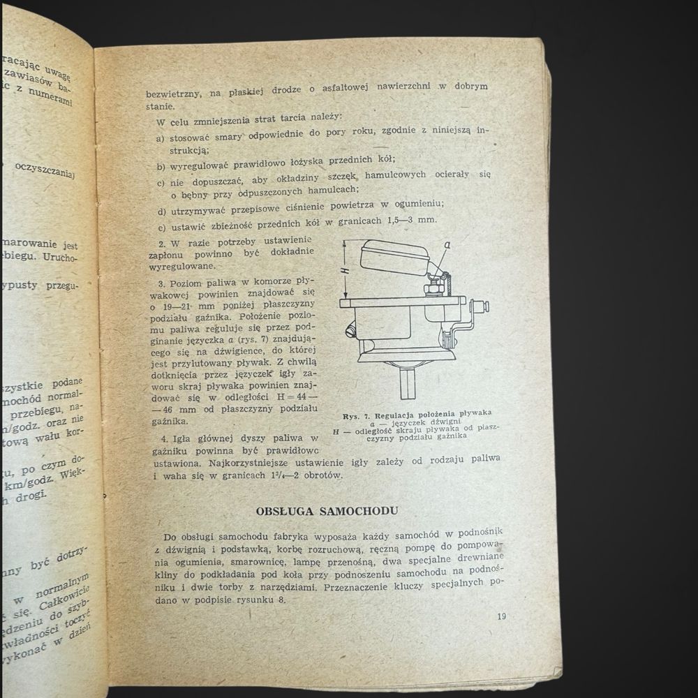 Instrukcja obsługi samochód Wołga M-21 K M-21 N J5/032409