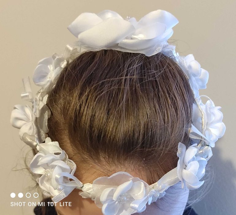 Alba+sukienka komunijna+dodatki