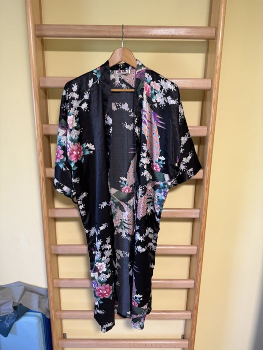 Szlafrok silky, wzor orientalny