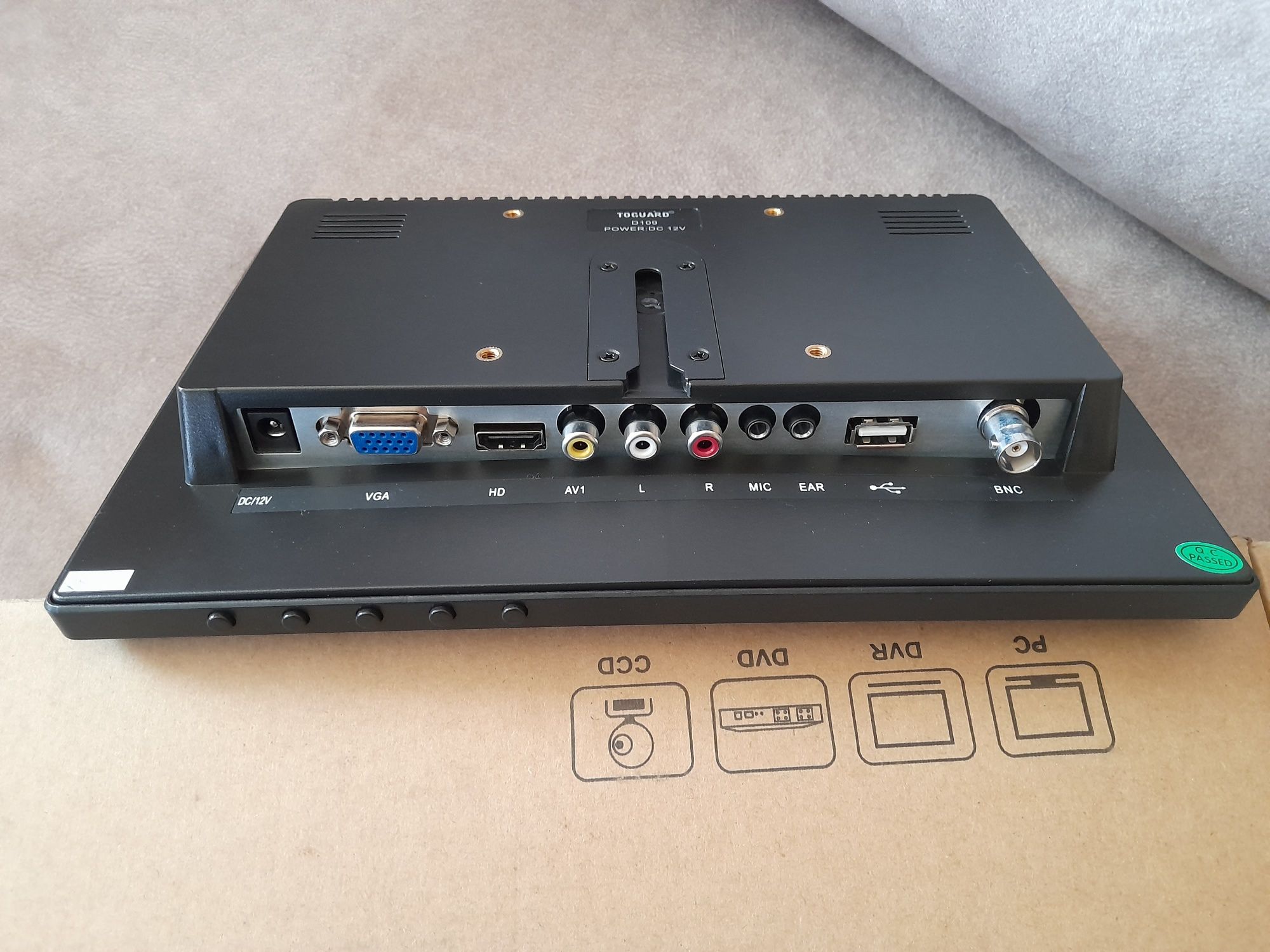 Монітор Toguard 10.1 TFT LCD