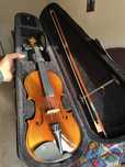 Violino 4x4 Arco e Estojo Rigido