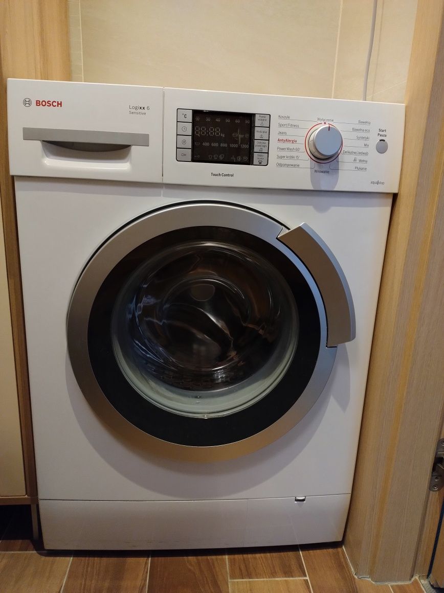 Uszkodzona!!!pralka Bosch logixx 6 Sensitive, slim