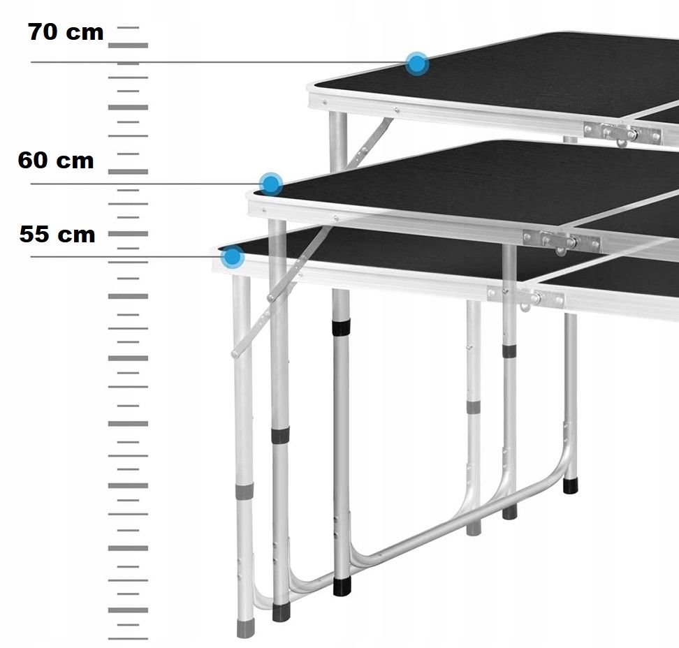Stół turystyczny + 4 krzesła HIT
