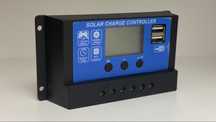 Regulator ładowania solarny 12V 24V PANEL LCD 30A