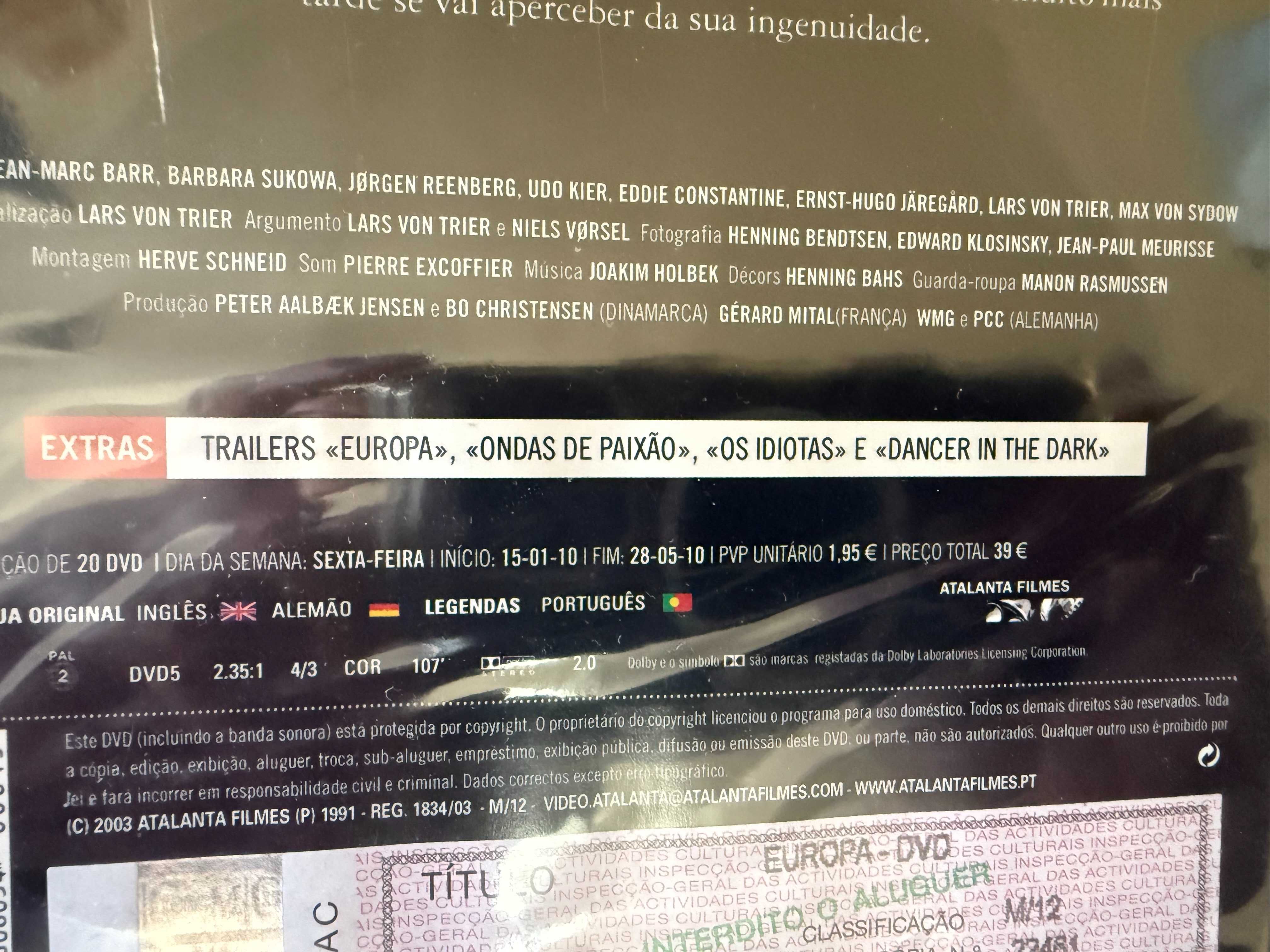Lars Von Trier – Europa – NOVO – SELADO
