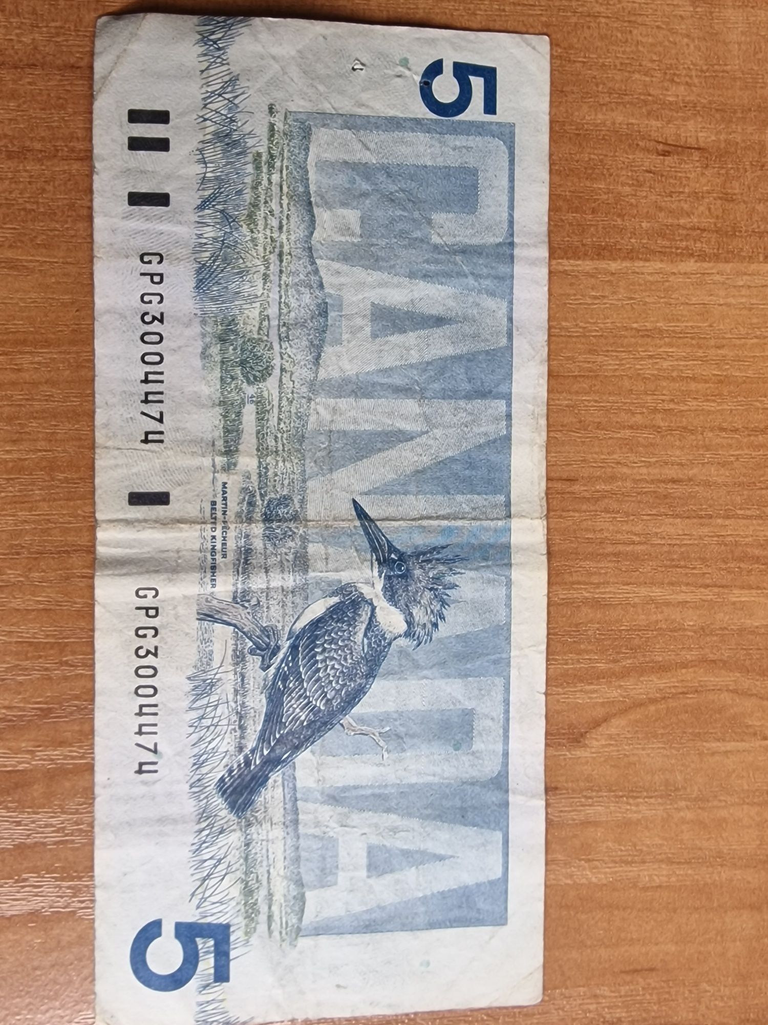 5 dolarów kanadyjskich 1986