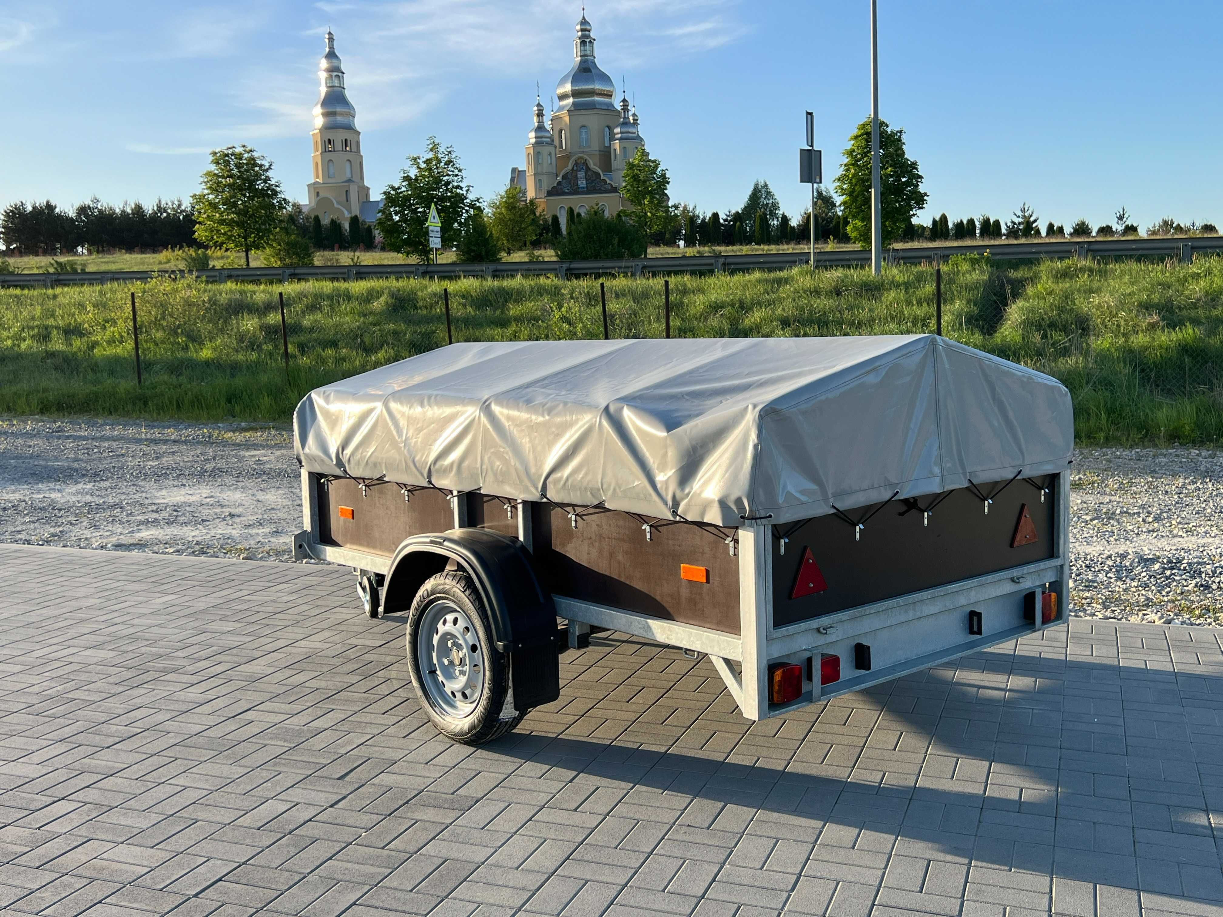 Прицеп від виробника 2,5 x1,5м борт 40см оцинкований