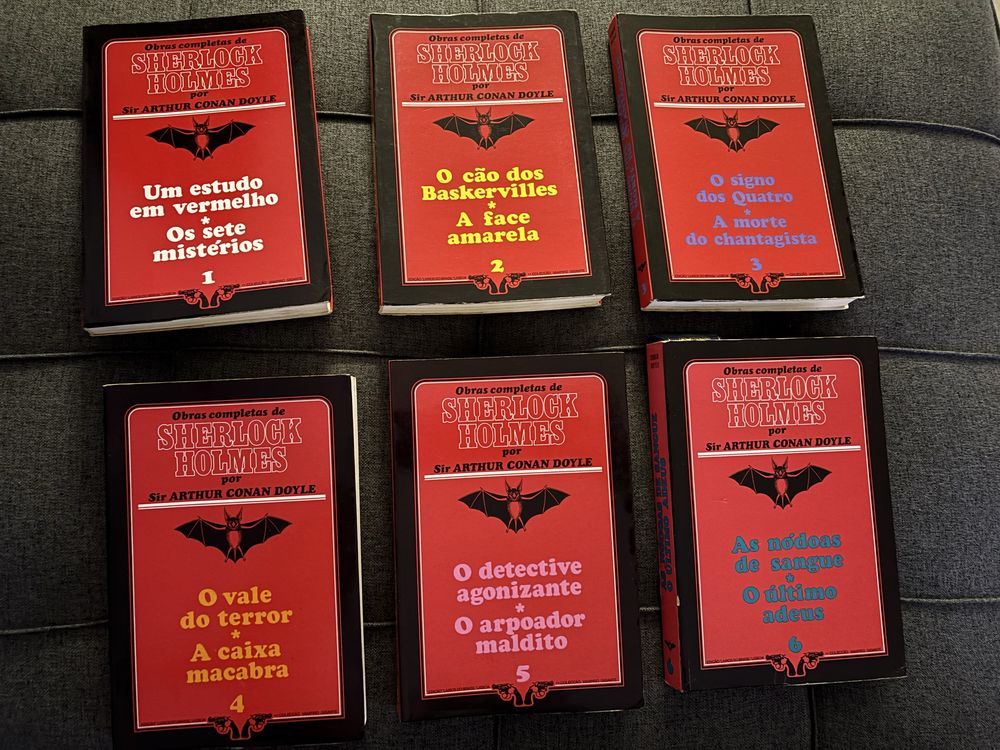 Obras completas de Sherlock Holmes - Volumes 1 a 6