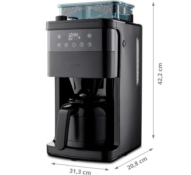 Ekspres do kawy przelewowy z młynkiem