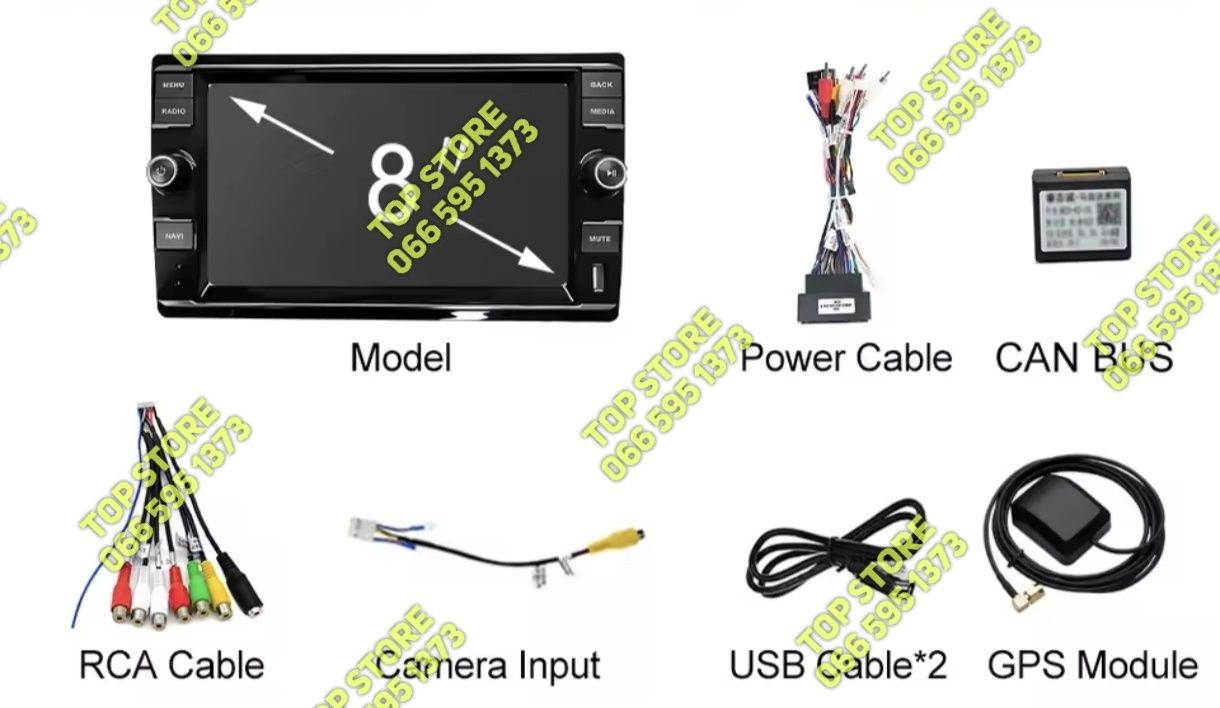 VW Passat B8 Golf A7 Android магнітола 4/64 ГБ DSP Carplay