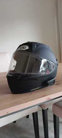 SHOEI X-spr PRO matt black + Cardo