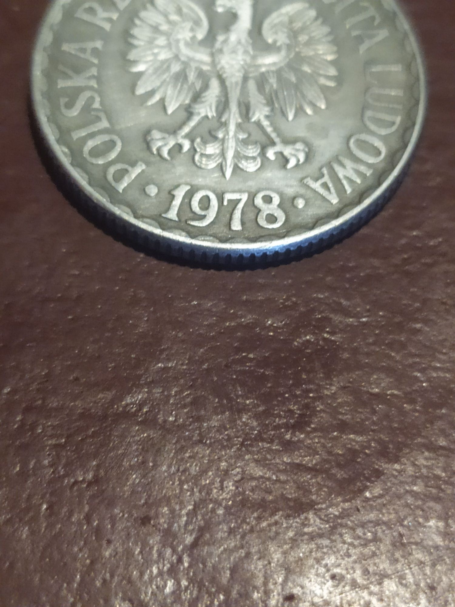 1zł 1 złoty złotówka 1978 rok bez znaku mennicy STAN