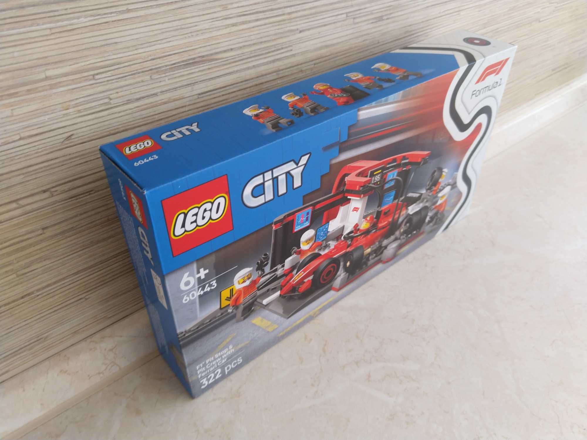 HIT Lego City F1 Pit stop i mechanicy z bolidem Ferrari 60443 KURIER