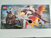 Lego 7017 Viking Catapult versus the Nidhogg Dragon Novo e selado