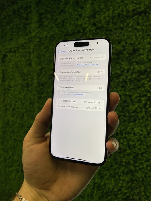 iPhone 15 Pro Max 256Gb Black Titanium Neverlock Гарний стан