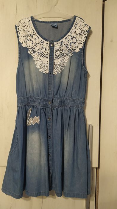 Джинсовый сарафан