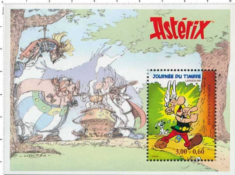 Selo francês comemorativo e especial do Asterix do Dia do Sêlo de 1999