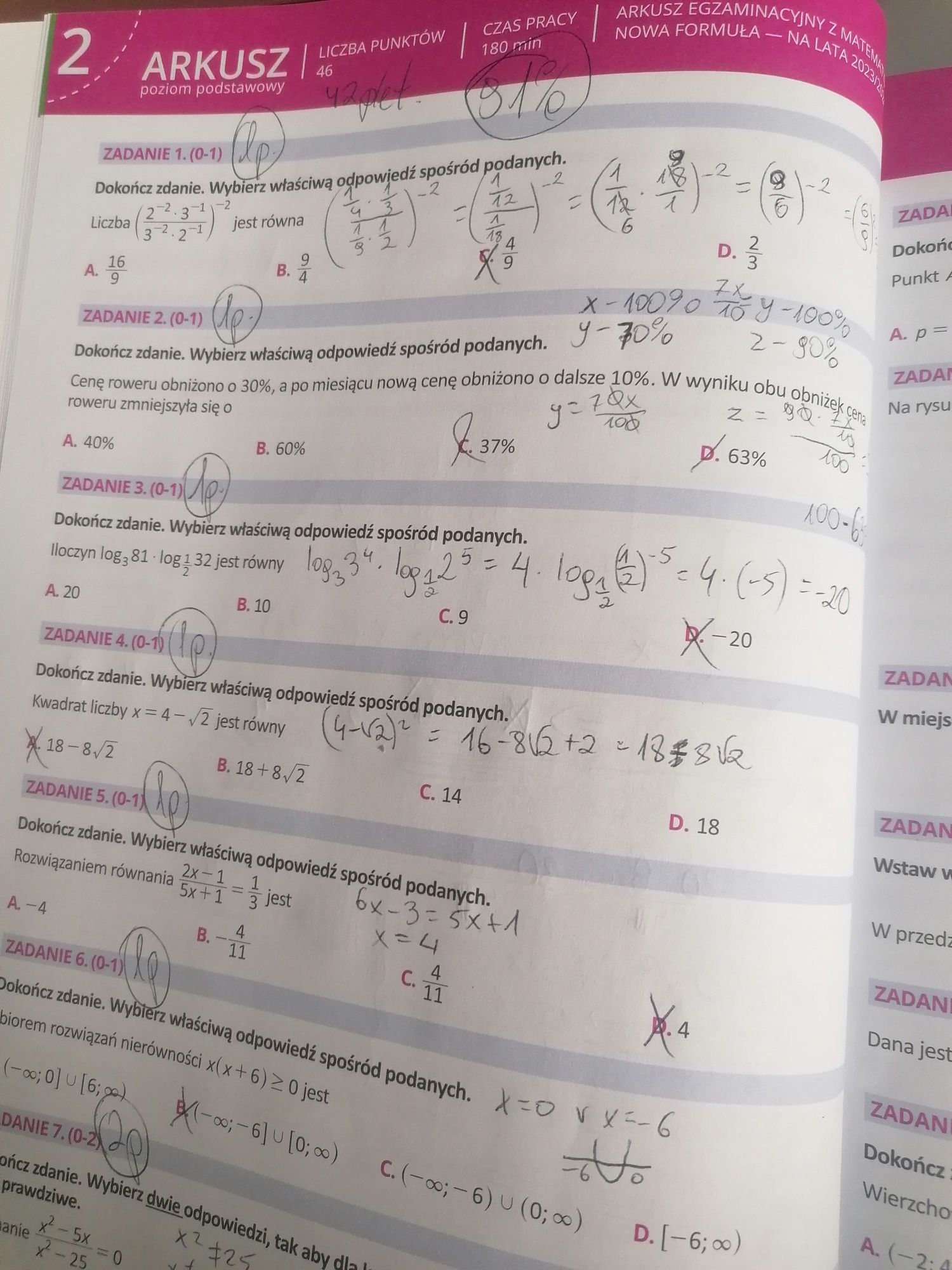 Arkusze maturalne poziom podstawowy jak zdać maturę z matematyki na po