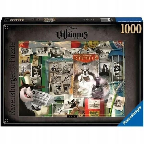 Puzzle 1000 Villainous. Pete, Ravensburger