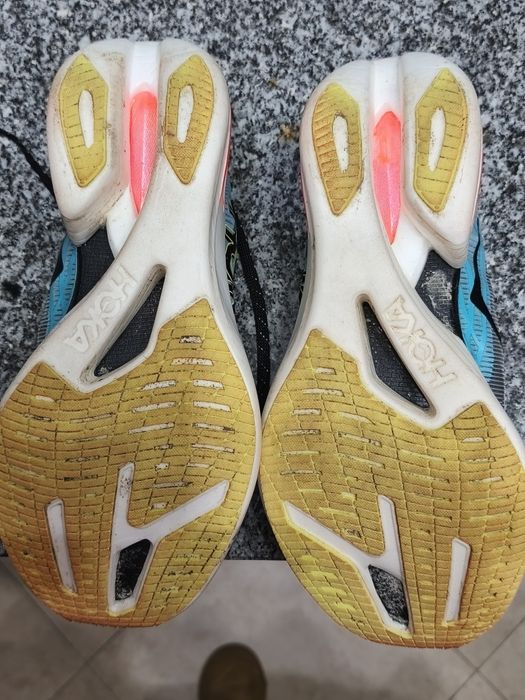 HOKA Cielo X1 2.0 Cyan White Black Red