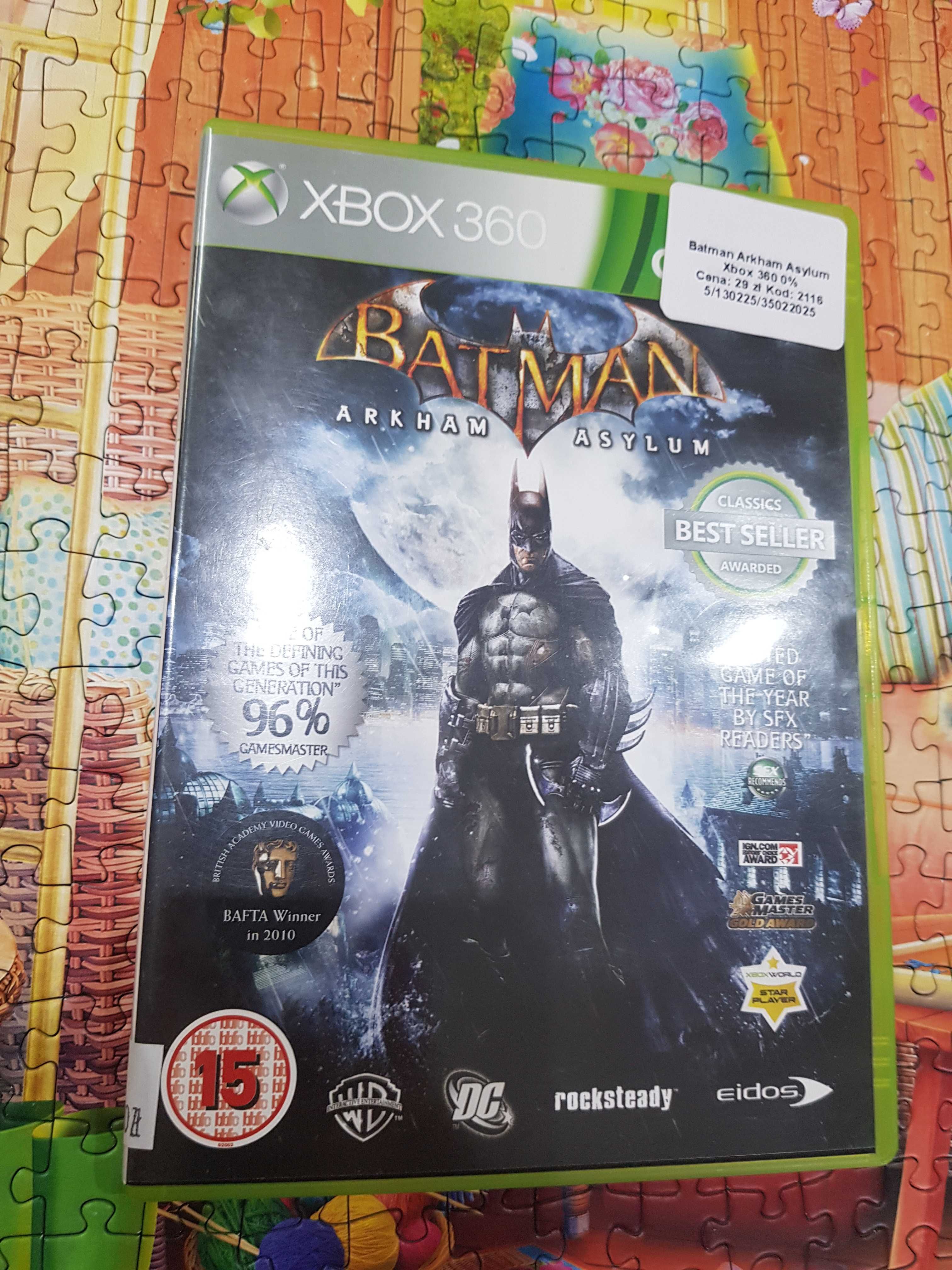 Batman Arkham Asylum Xbox 360 Sklep Iława