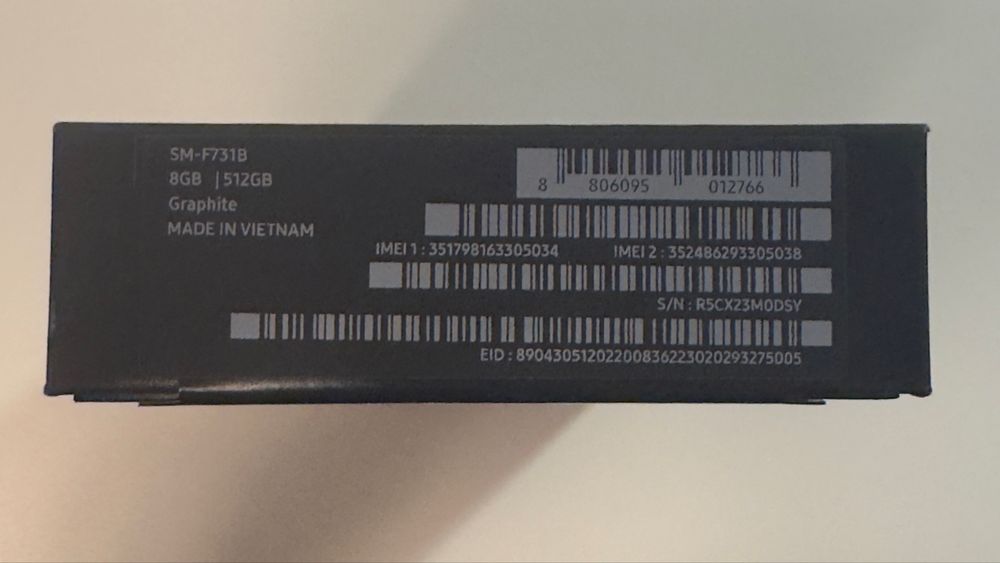Samsung Z Flip 5 8GB | 512GB Grafitowy Nowy orginalnie zapakowany