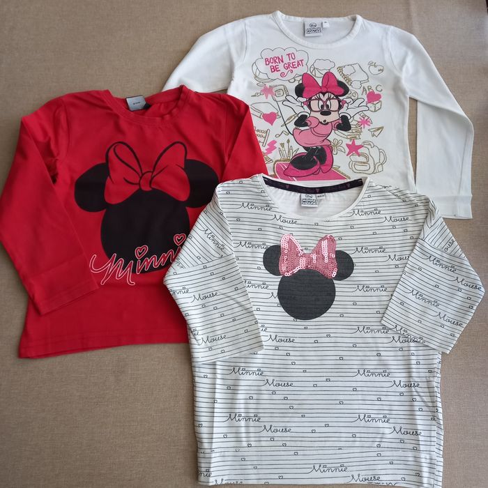 Bluzki z długim rękawem, Minnie, rozmiar 104 Zestaw