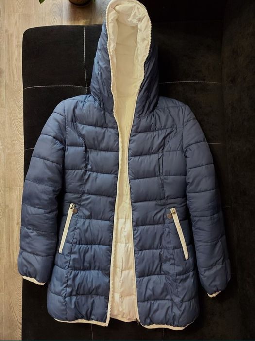 Куртка-пуховик двусторонняя женская