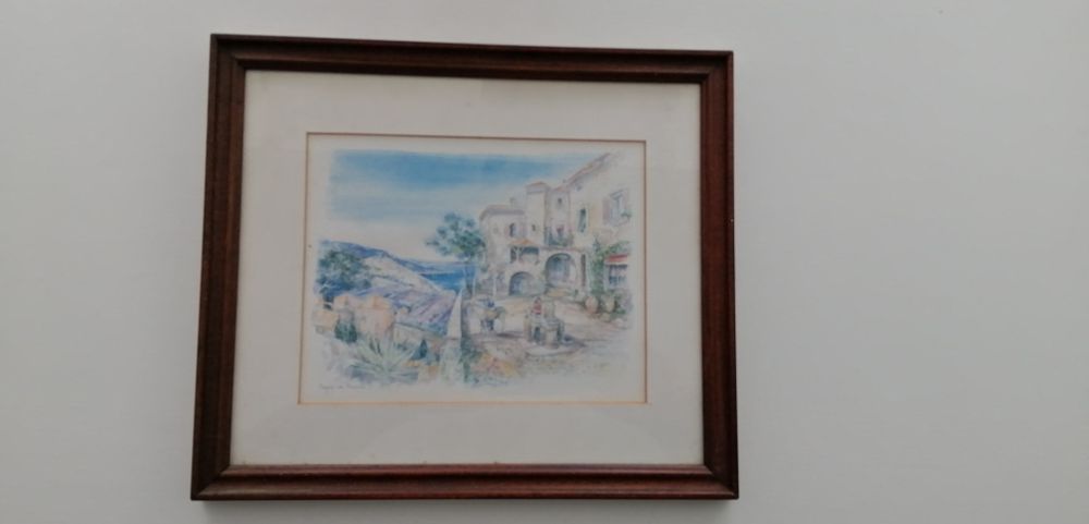 Quadro pintado à mão