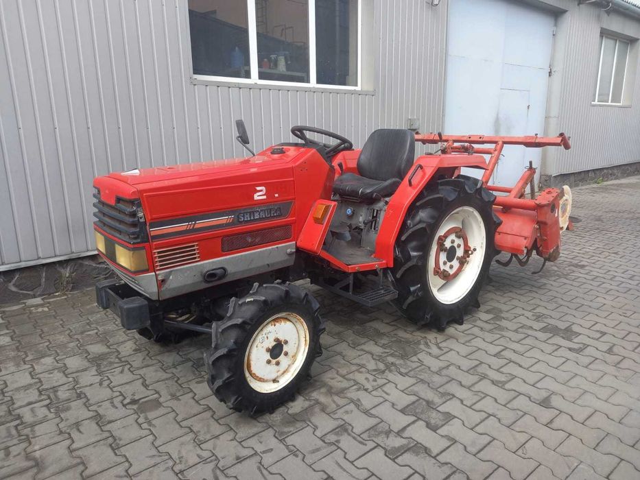 Japoński traktorek Shibaura D228 z glebogryzarką 4x4 22 km